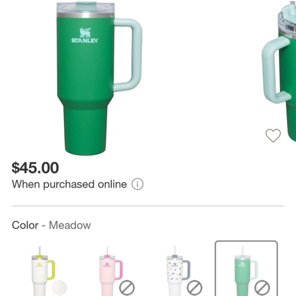 Stanley Quencher Tumbler Water Bottle 40 oz. Target EXCLUSIVE W/ NEW STRAW - Picture 5 of 5